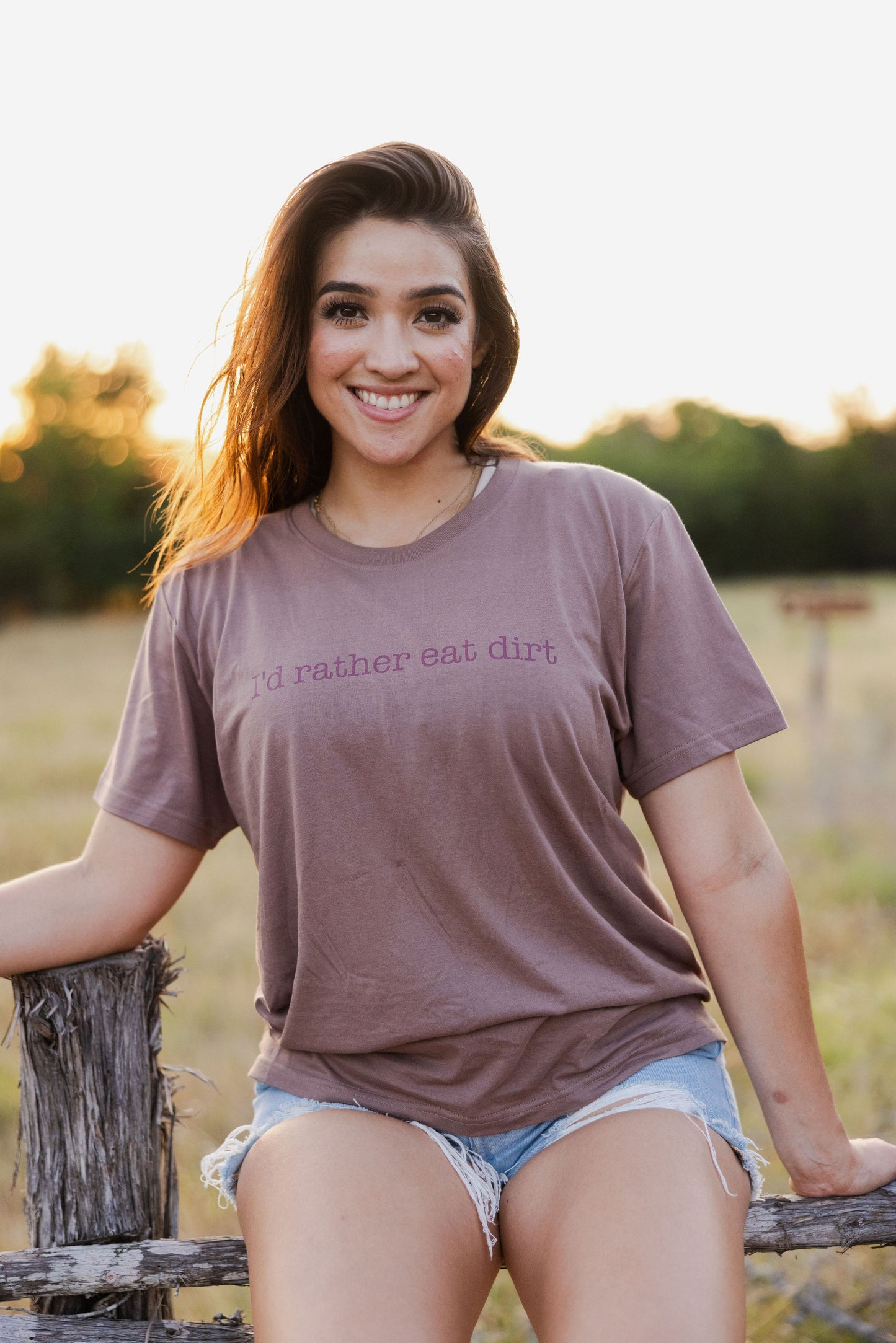 Unisex Tee // I'd Rather Eat Dirt